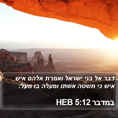 במדבר 5:12 HEB Bible Verse Image