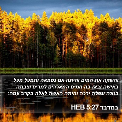במדבר 5:27 HEB Bible Verse Image