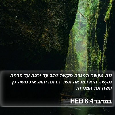 במדבר 8:4 HEB Bible Verse Image