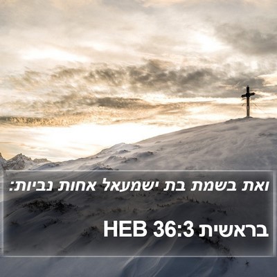 בראשית 36:3 HEB Bible Verse Image