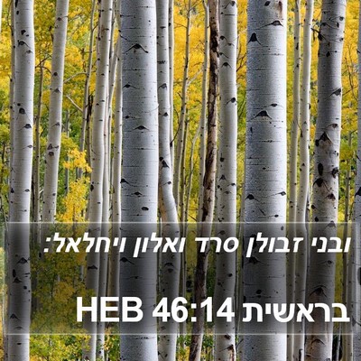 בראשית 46:14 HEB Bible Verse Image