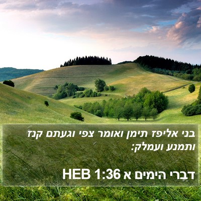 דברי הימים א 1:36 HEB Bible Verse Image