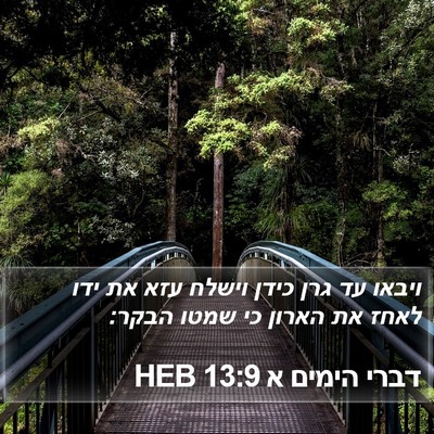 דברי הימים א 13:9 HEB Bible Verse Image