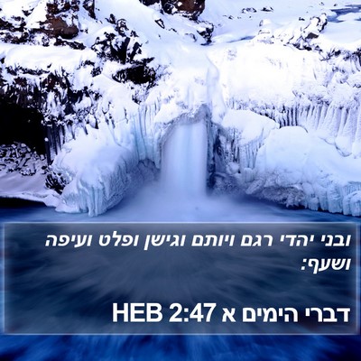 דברי הימים א 2:47 HEB Bible Verse Image
