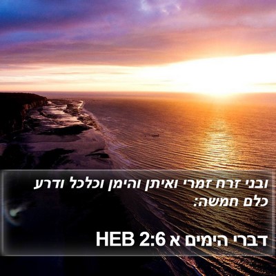 דברי הימים א 2:6 HEB Bible Verse Image