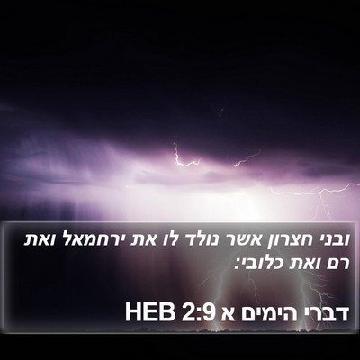 דברי הימים א 2:9 HEB Bible Verse Image