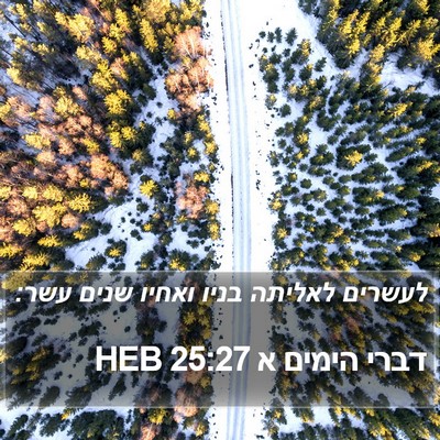 דברי הימים א 25:27 HEB Bible Verse Image