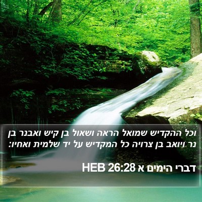 דברי הימים א 26:28 HEB Bible Verse Image