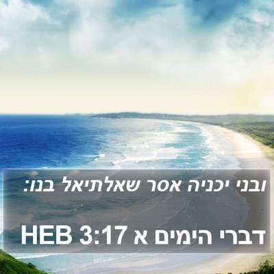 דברי הימים א 3:17 HEB Bible Verse Image