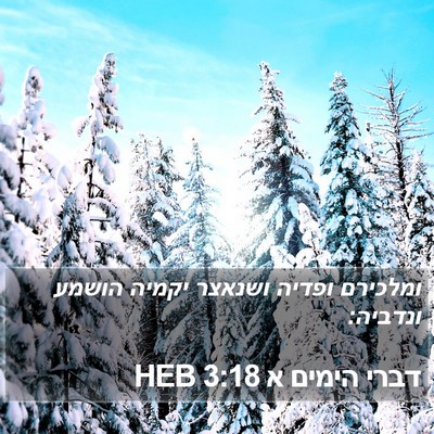 דברי הימים א 3:18 HEB Bible Verse Image