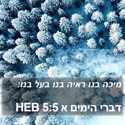 דברי הימים א 5:5 HEB Bible Verse Image