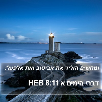דברי הימים א 8:11 HEB Bible Verse Image