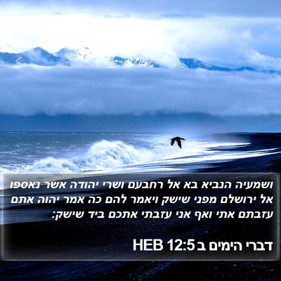 דברי הימים ב 12:5 HEB Bible Verse Image