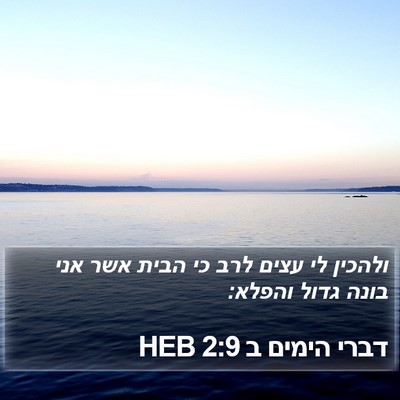 דברי הימים ב 2:9 HEB Bible Verse Image