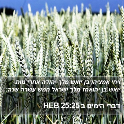 דברי הימים ב 25:25 HEB Bible Verse Image