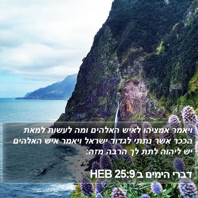 דברי הימים ב 25:9 HEB Bible Verse Image