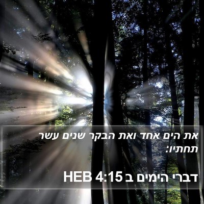 דברי הימים ב 4:15 HEB Bible Verse Image