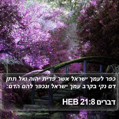 דברים 21:8 HEB Bible Verse Image