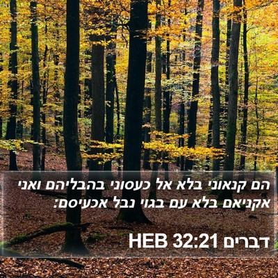 דברים 32:21 HEB Bible Verse Image