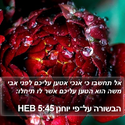 הבשורה על־פי יוחנן 5:45 HEB Bible Verse Image