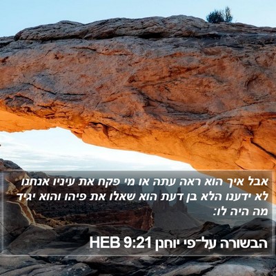 הבשורה על־פי יוחנן 9:21 HEB Bible Verse Image