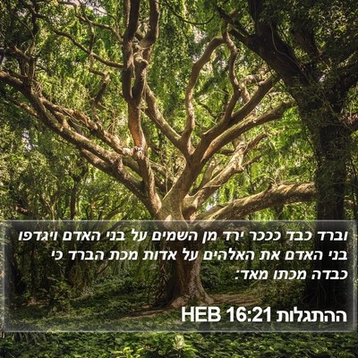 ההתגלות 16:21 HEB Bible Verse Image