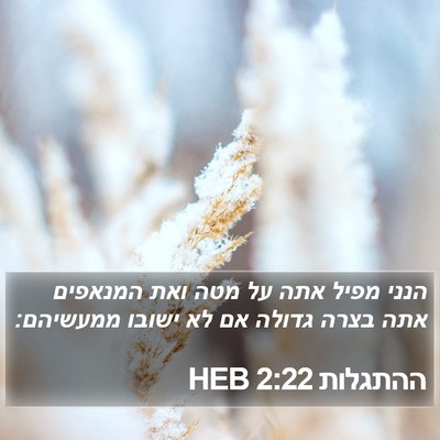 ההתגלות 2:22 HEB Bible Verse Image