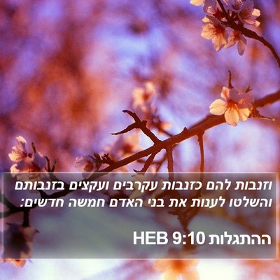 ההתגלות 9:10 HEB Bible Verse Image