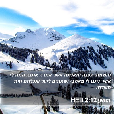 הושע 2:12 HEB Bible Verse Image