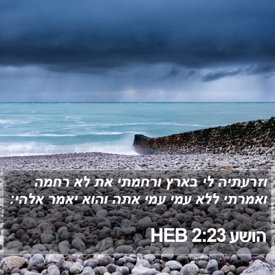 הושע 2:23 HEB Bible Verse Image
