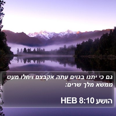 הושע 8:10 HEB Bible Verse Image