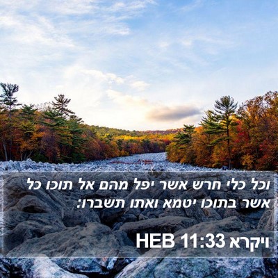 ויקרא 11:33 HEB Bible Verse Image