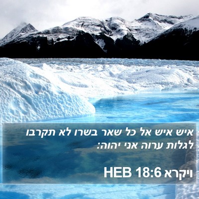 ויקרא 18:6 HEB Bible Verse Image
