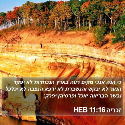 זכריה 11:16 HEB Bible Verse Image