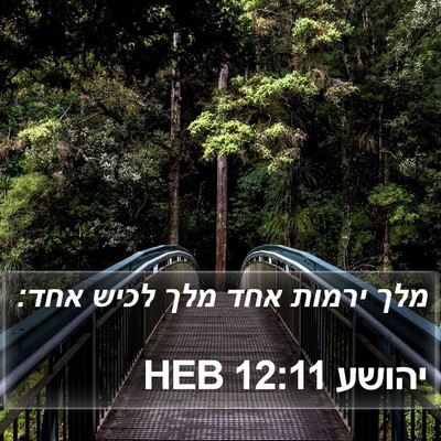 יהושע 12:11 HEB Bible Verse Image