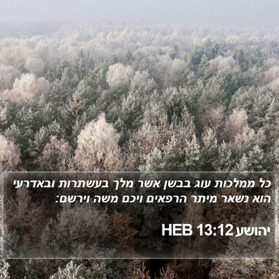 יהושע 13:12 HEB Bible Verse Image