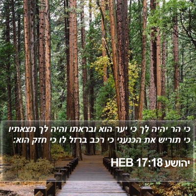 יהושע 17:18 HEB Bible Verse Image