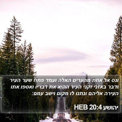 יהושע 20:4 HEB Bible Verse Image