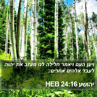 יהושע 24:16 HEB Bible Verse Image