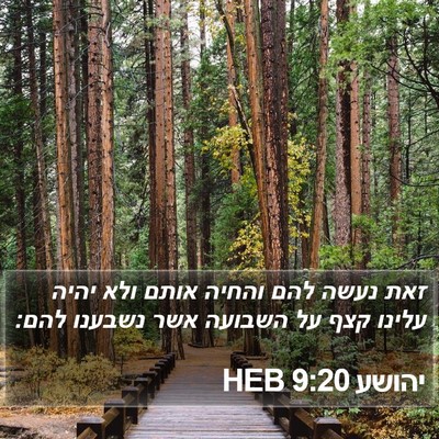 יהושע 9:20 HEB Bible Verse Image