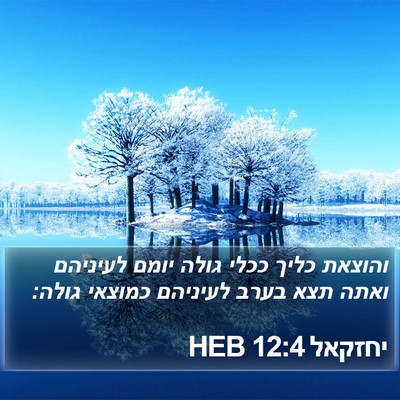יחזקאל 12:4 HEB Bible Verse Image