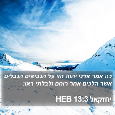 יחזקאל 13:3 HEB Bible Verse Image