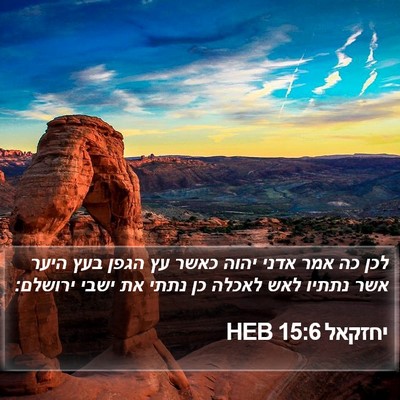 יחזקאל 15:6 HEB Bible Verse Image