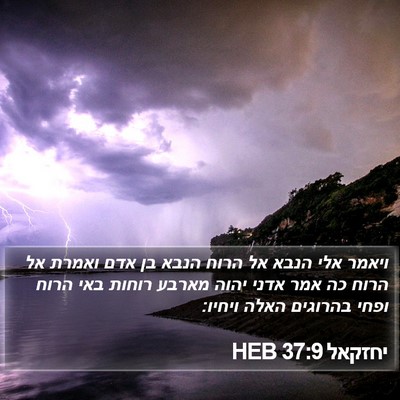 יחזקאל 37:9 HEB Bible Verse Image