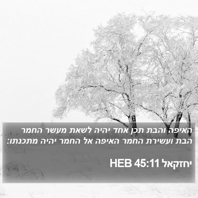 יחזקאל 45:11 HEB Bible Verse Image