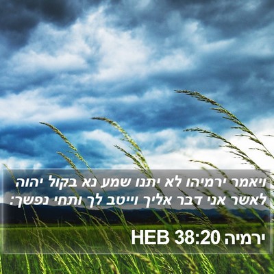 ירמיה 38:20 HEB Bible Verse Image