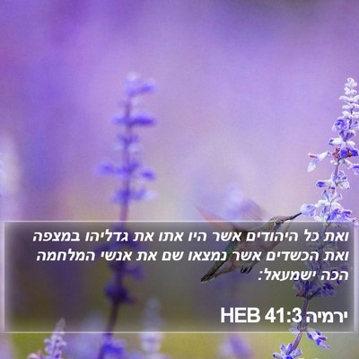 ירמיה 41:3 HEB Bible Verse Image