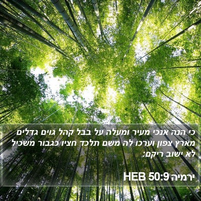 ירמיה 50:9 HEB Bible Verse Image