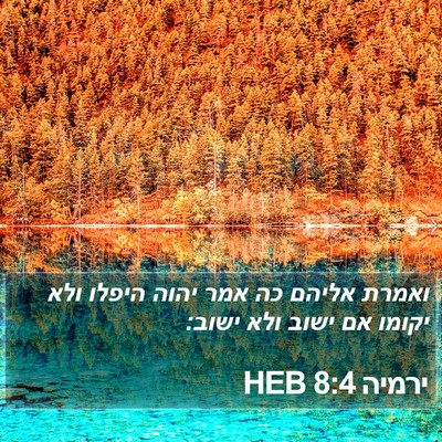 ירמיה 8:4 HEB Bible Verse Image