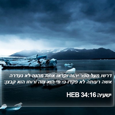 ישעיה 34:16 HEB Bible Verse Image
